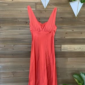 Betsy & Adam by Linda Bernell burnt orange gown